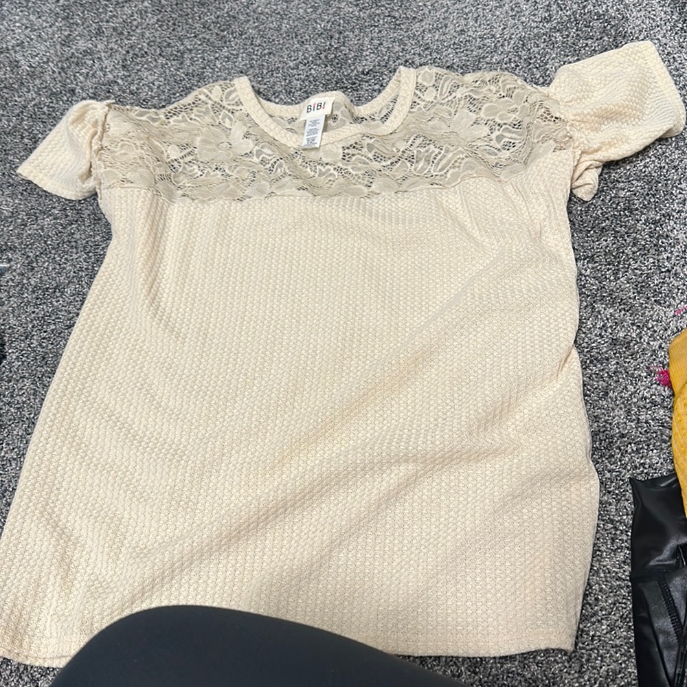 Cream shirt